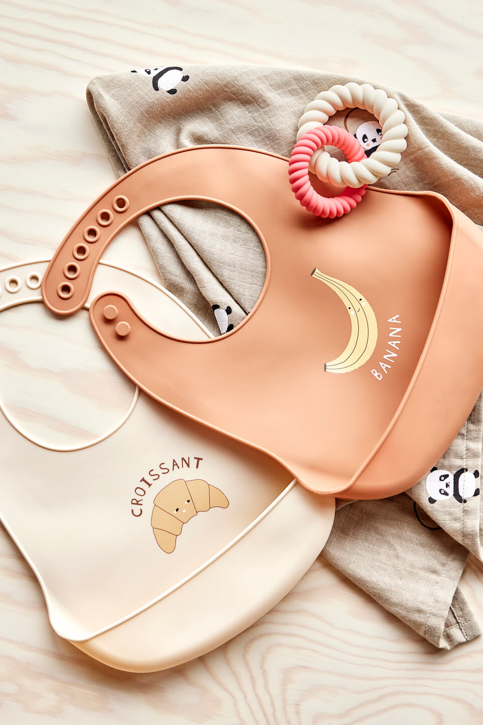 Yummy Silicone Bib - Pack of 2