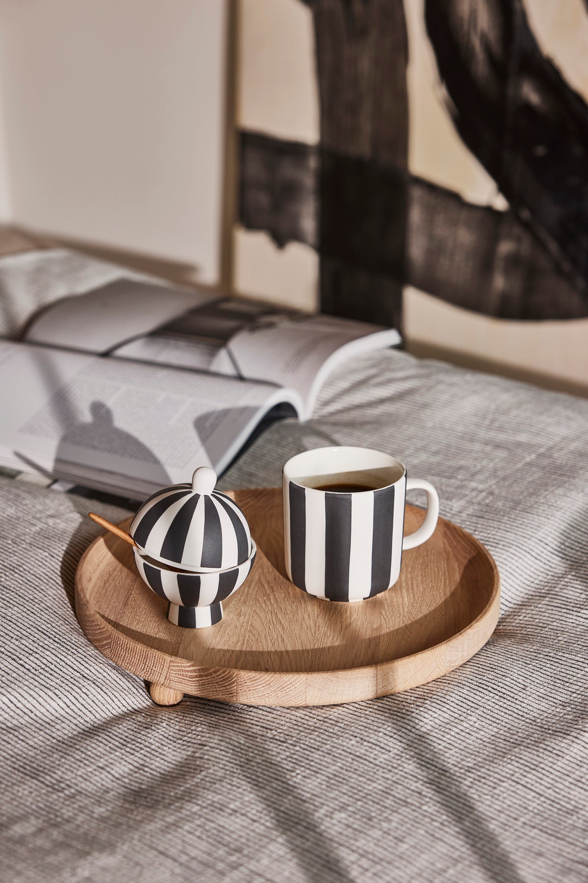 Inka Wood Tray Round - Large