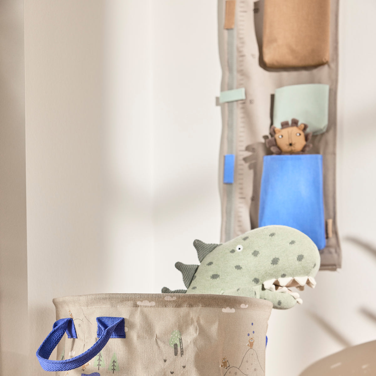 Panier de rangement Foxy moyen – Lot de 2