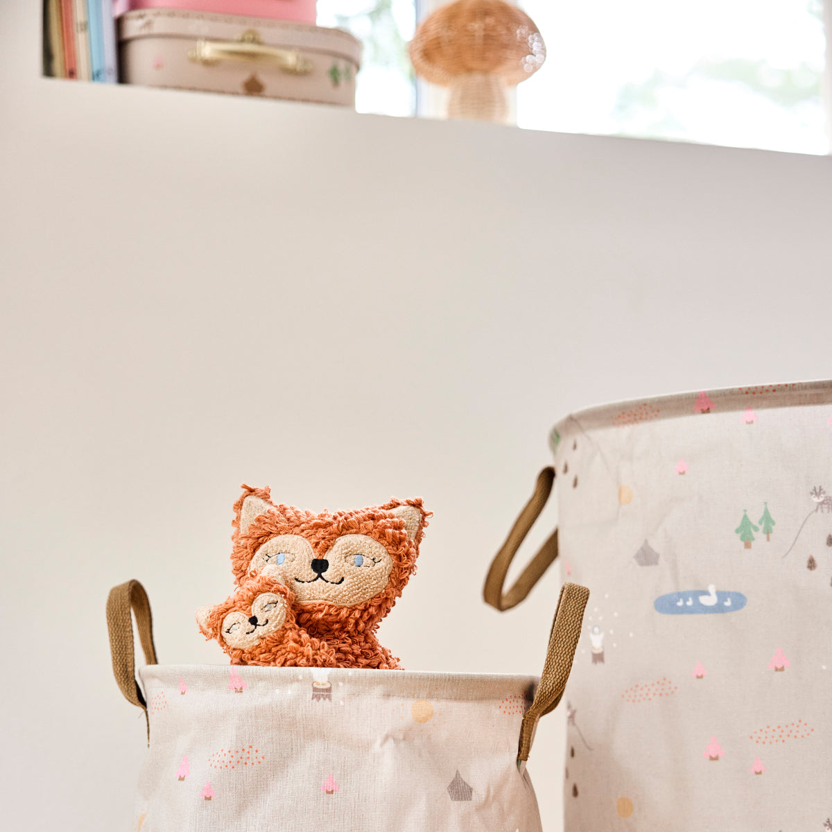 Deer & Duck Storage Basket Medium - Set of 2