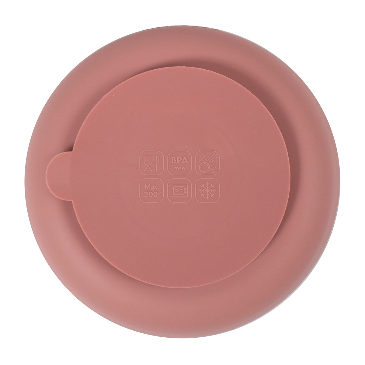 Lot de 2 bols en silicone - Rose