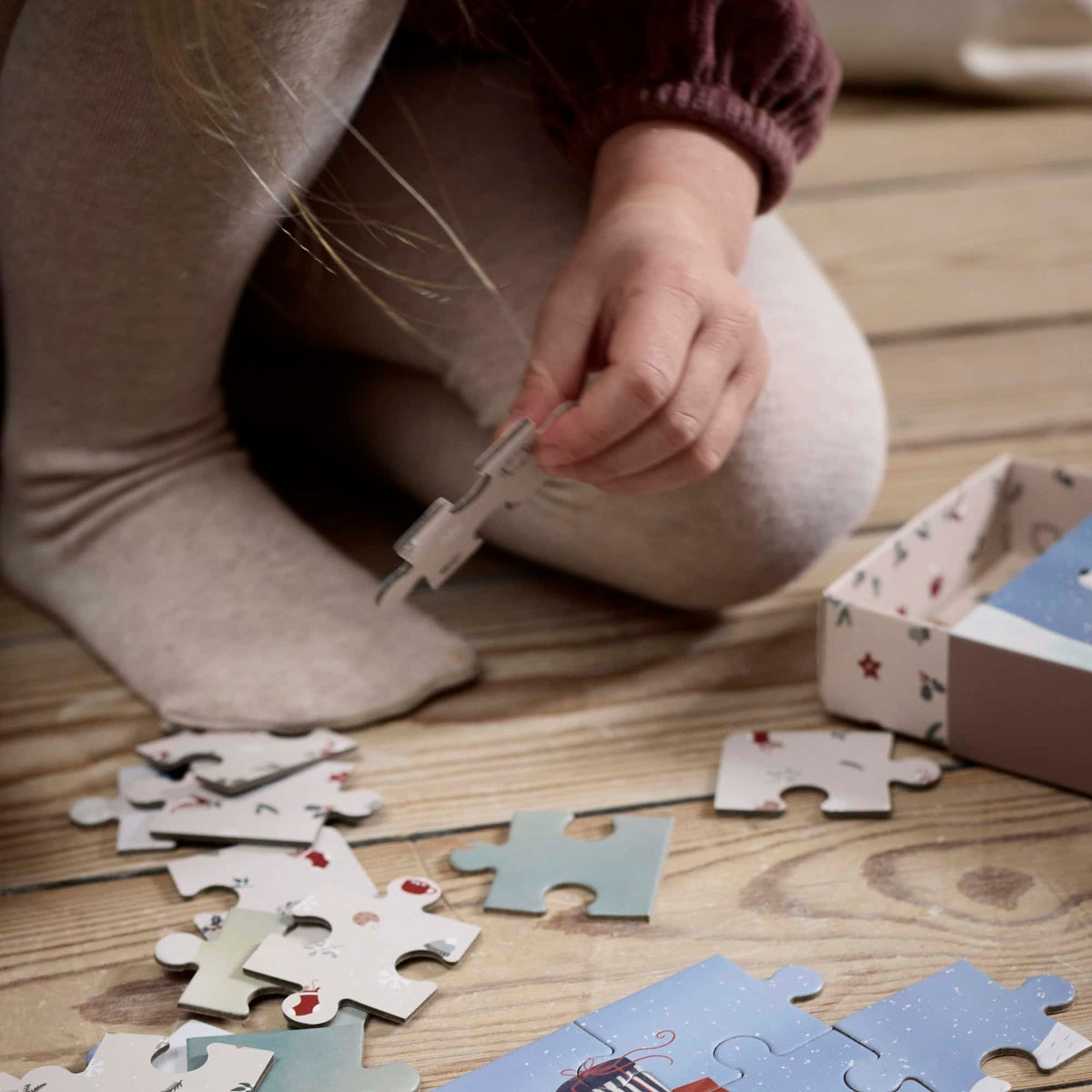 Set of 4 puzzles - Wonderful Winter