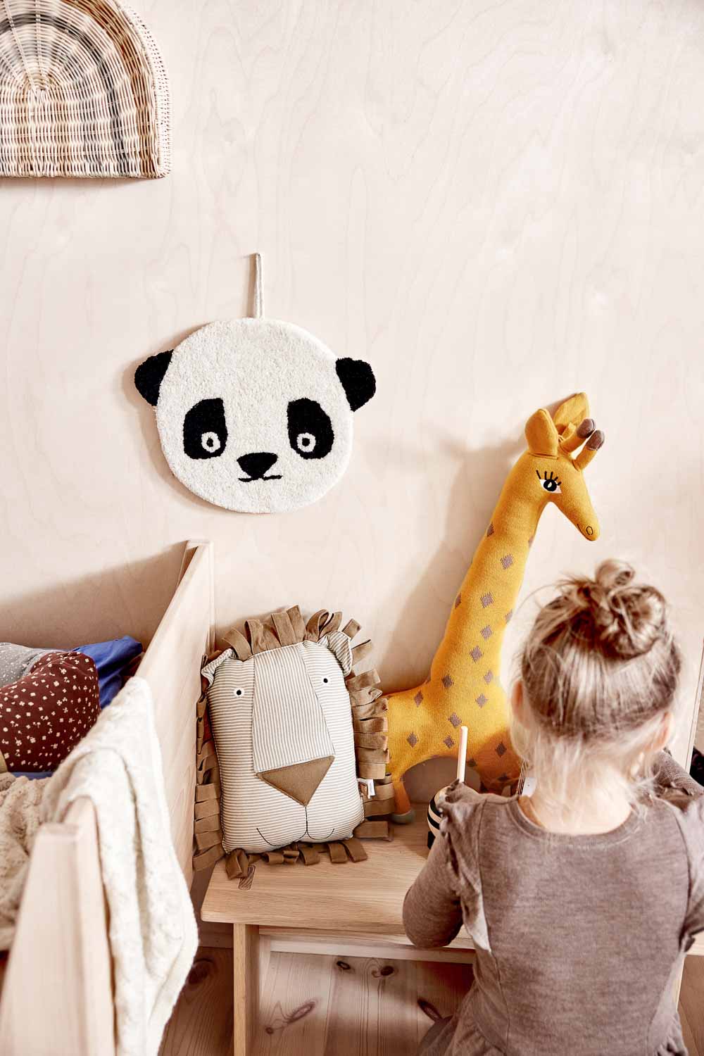 Panda Miniatuur Wandhanger