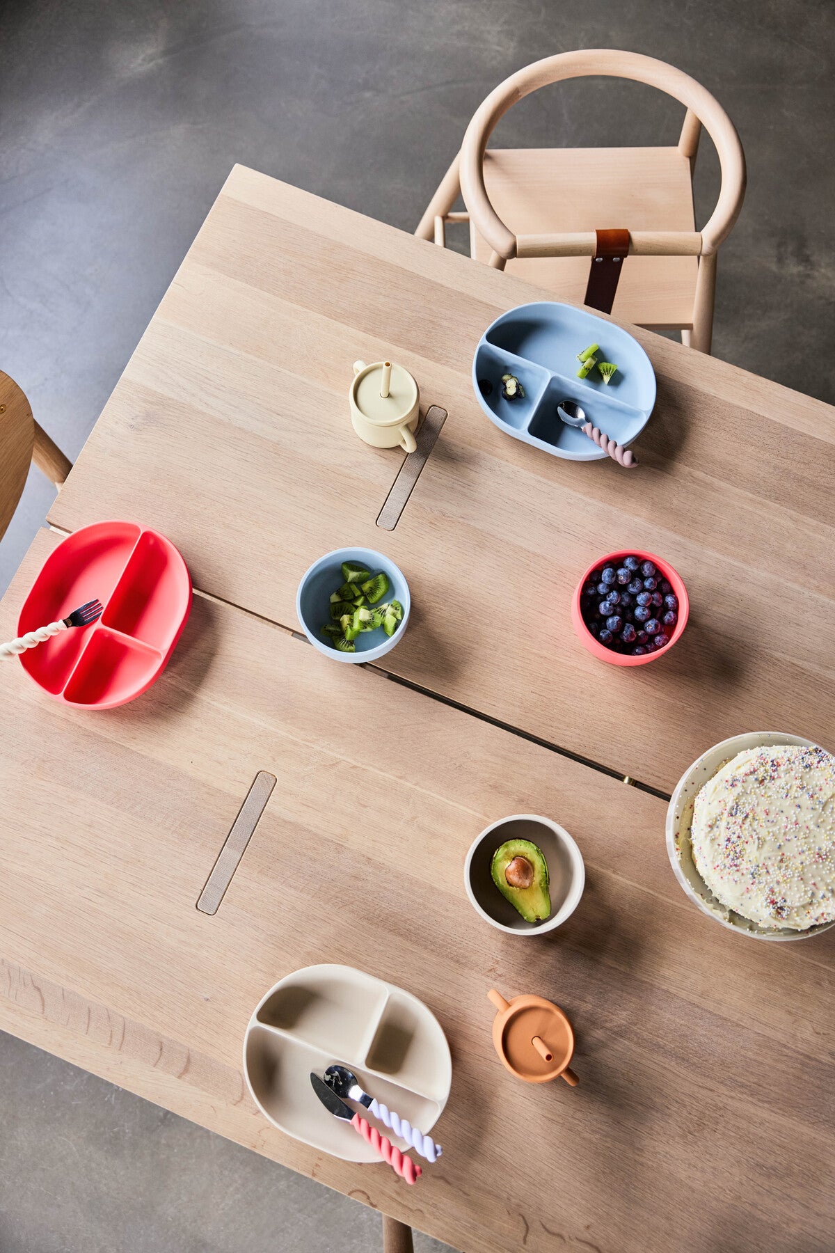 Assiette en silicone H3,5x21,5x17cm
