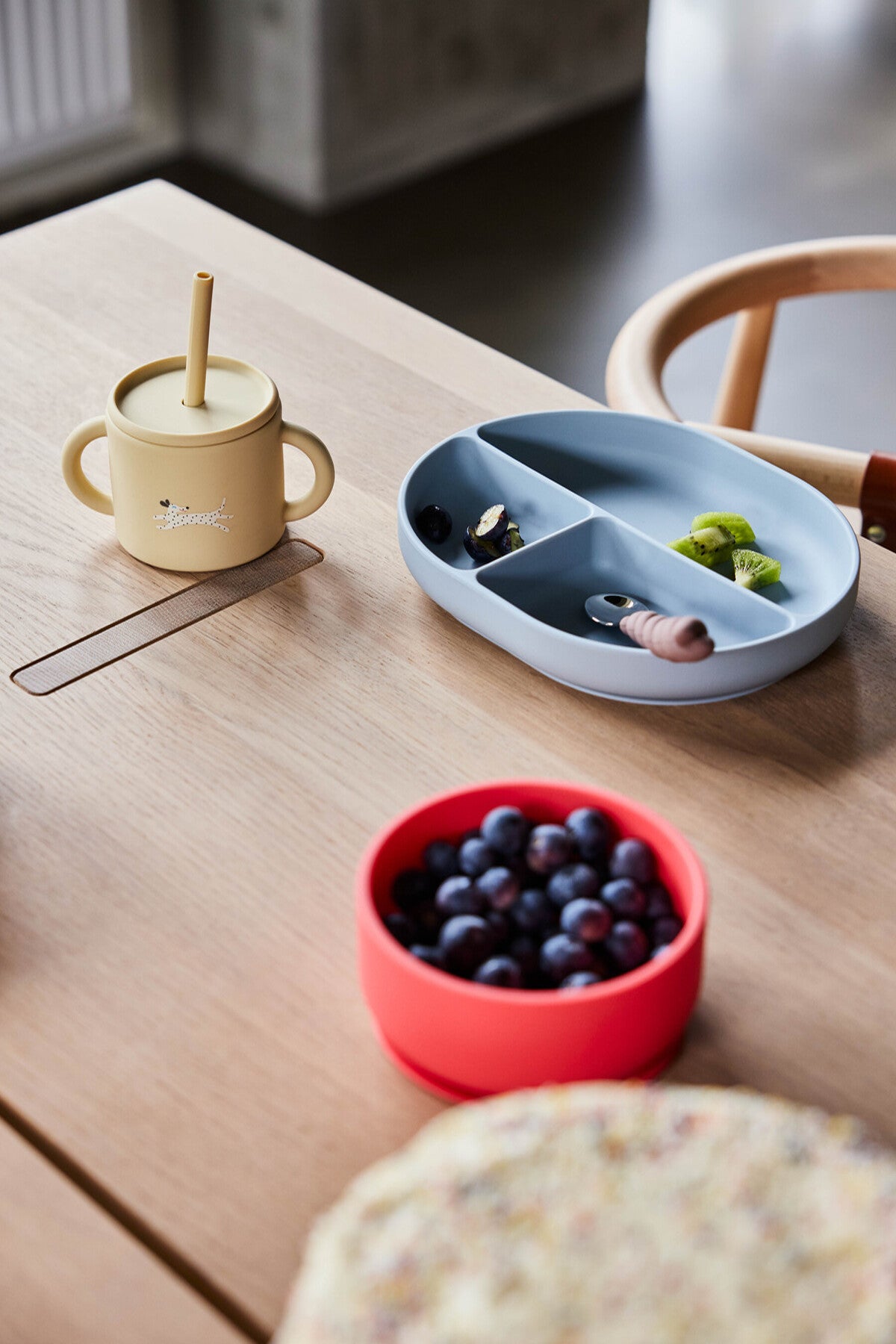 Assiette en silicone H3,5x21,5x17cm
