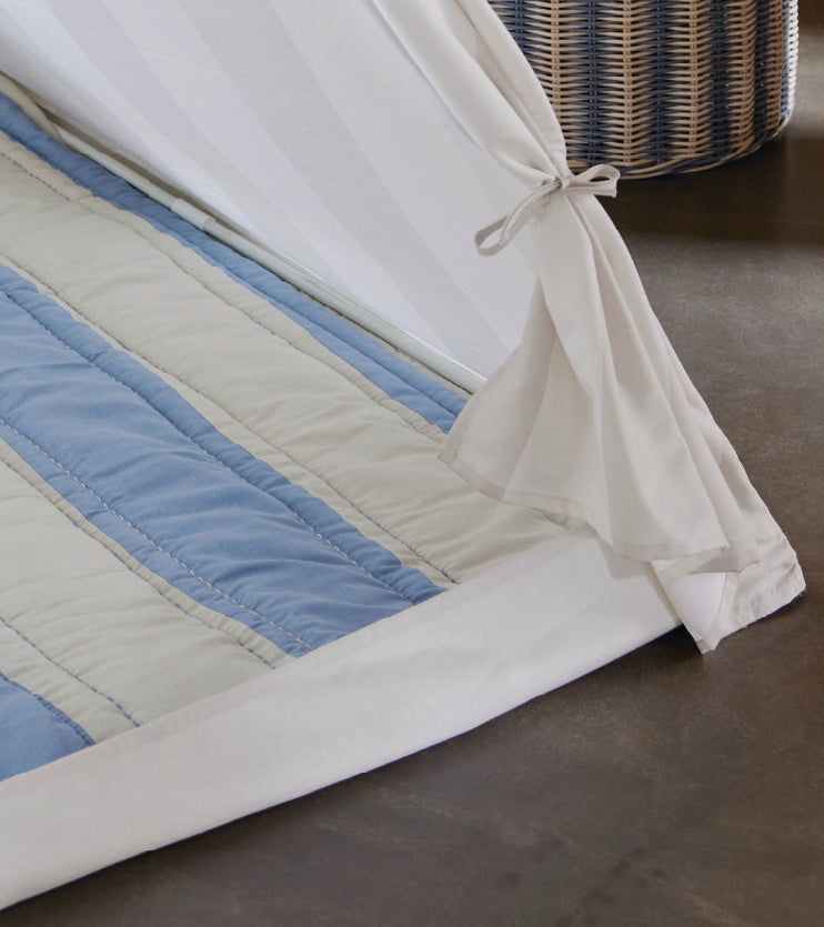 Striped Quilted Blanket
