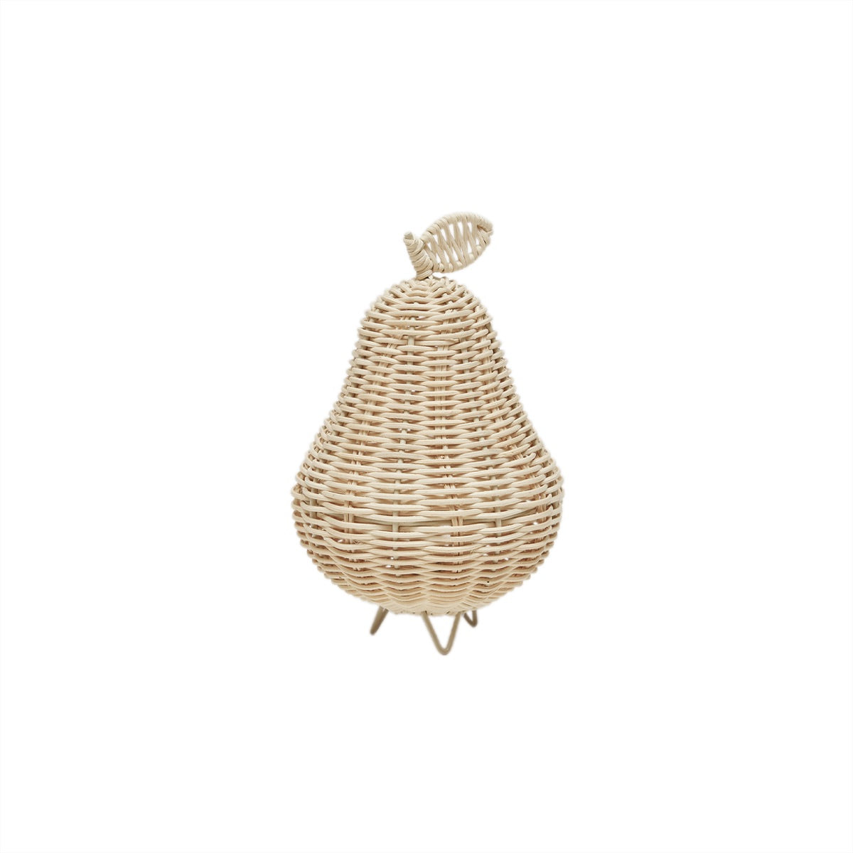 Pear Rattan Night Light