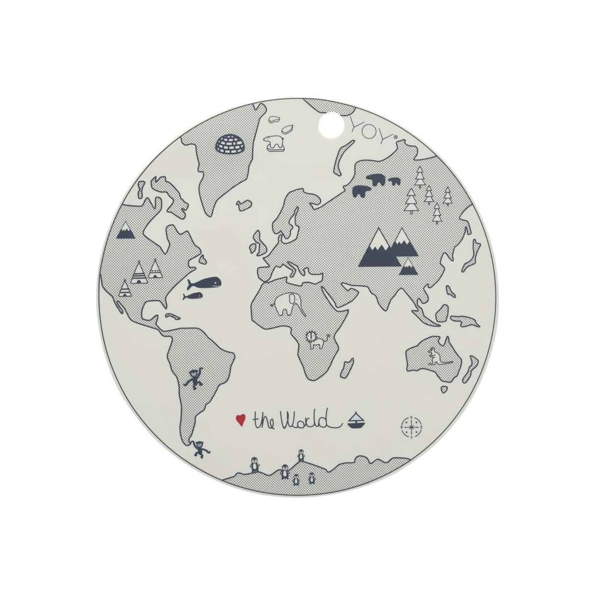 Placemat The World