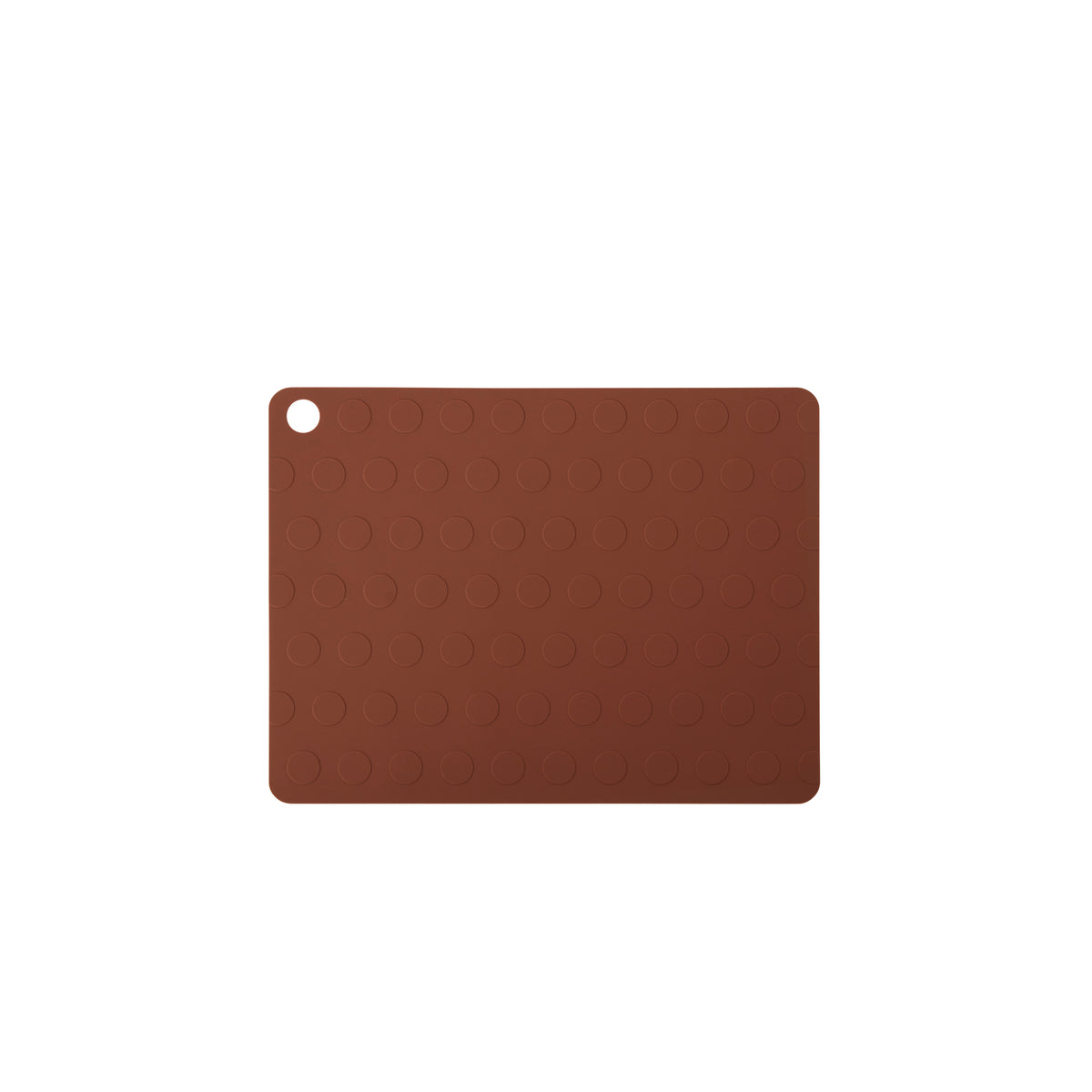 Lot de 2 sets de table rouge en silicone h0,2 x45 x34cm