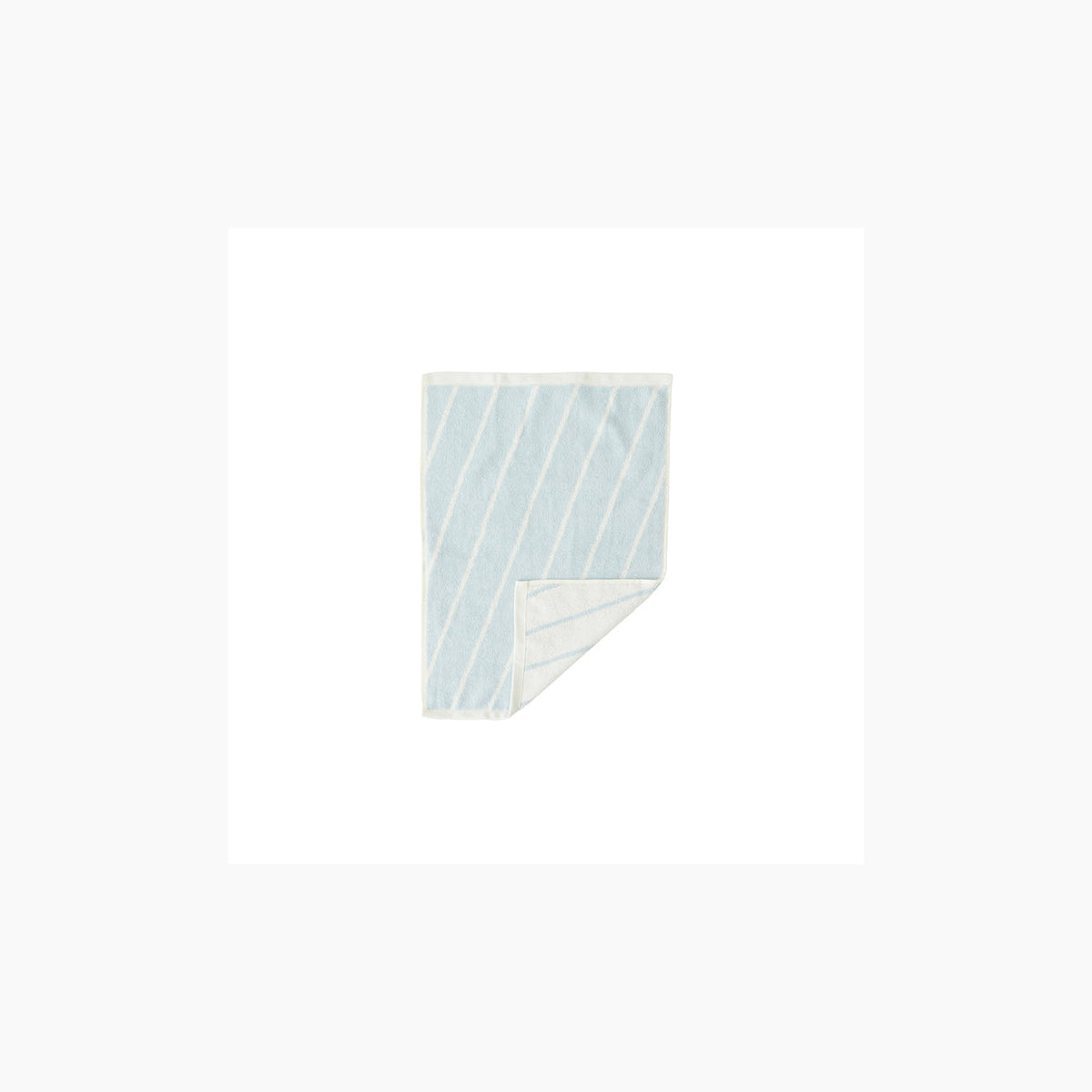 Serviette bleu en coton organique H60x40cm