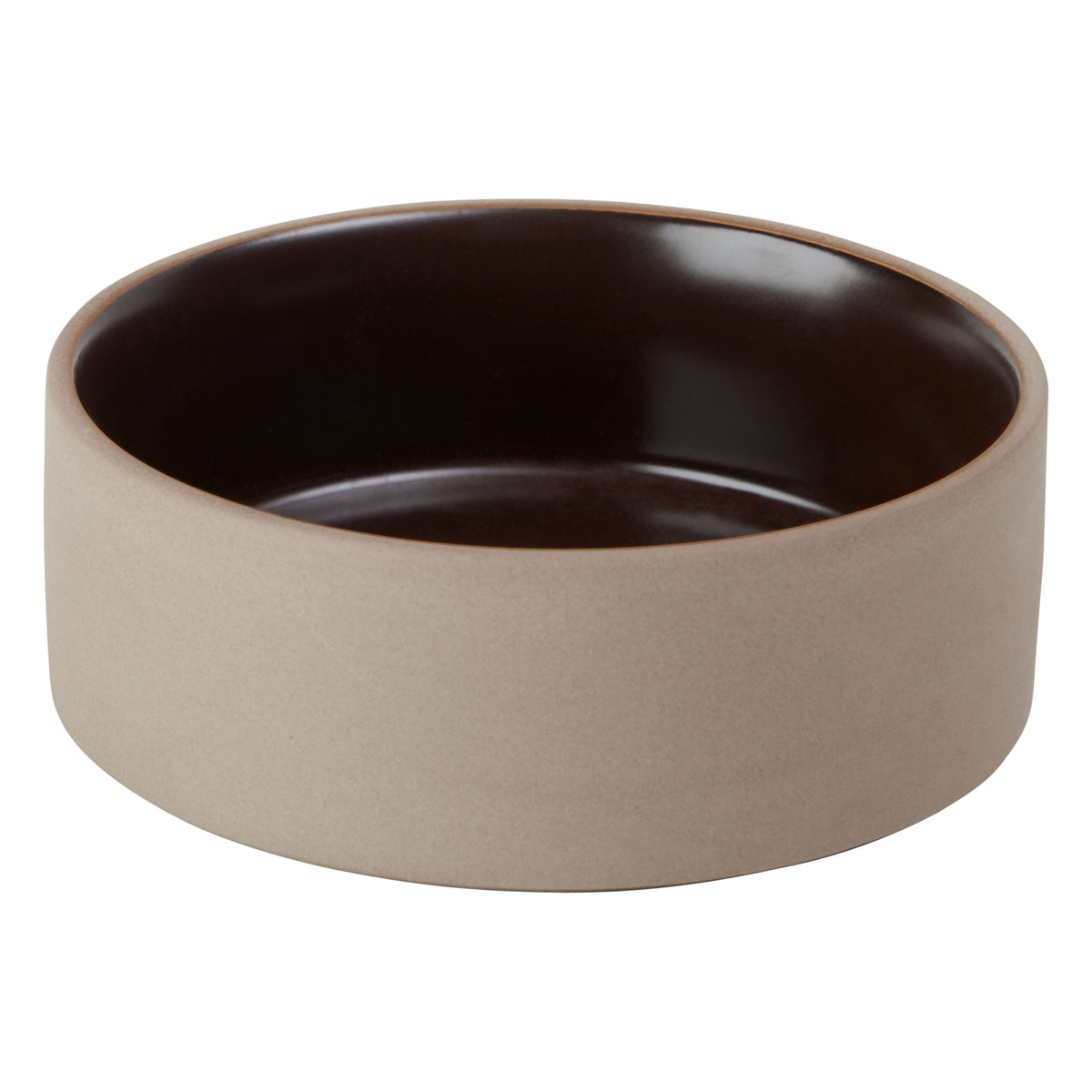 Gamelle marron en céramique Ø13xH4,5cm