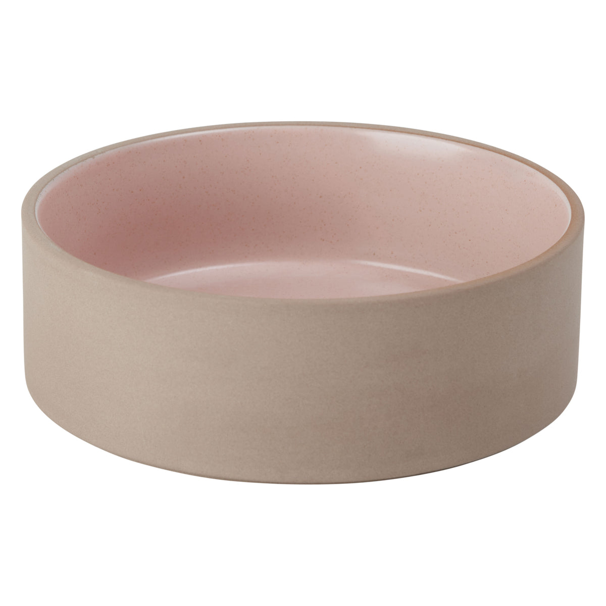 Gamelle rose en céramique Ø19,5xH6,5cm