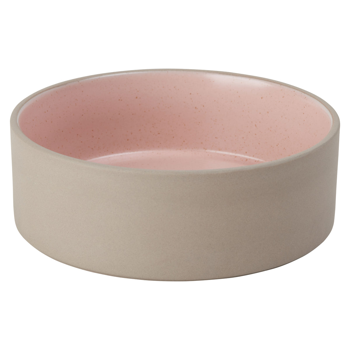 Gamelle rose en céramique Ø17xH6cm