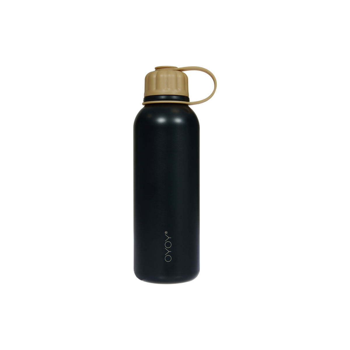 Bouteille noir en acier inoxydable Ø6,8xH22,4cm
