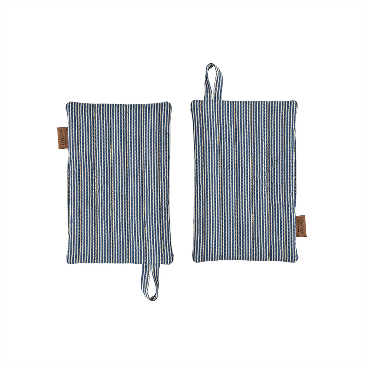 Maniques anti-chaleur - Lot de 2 en coton H23x15cm