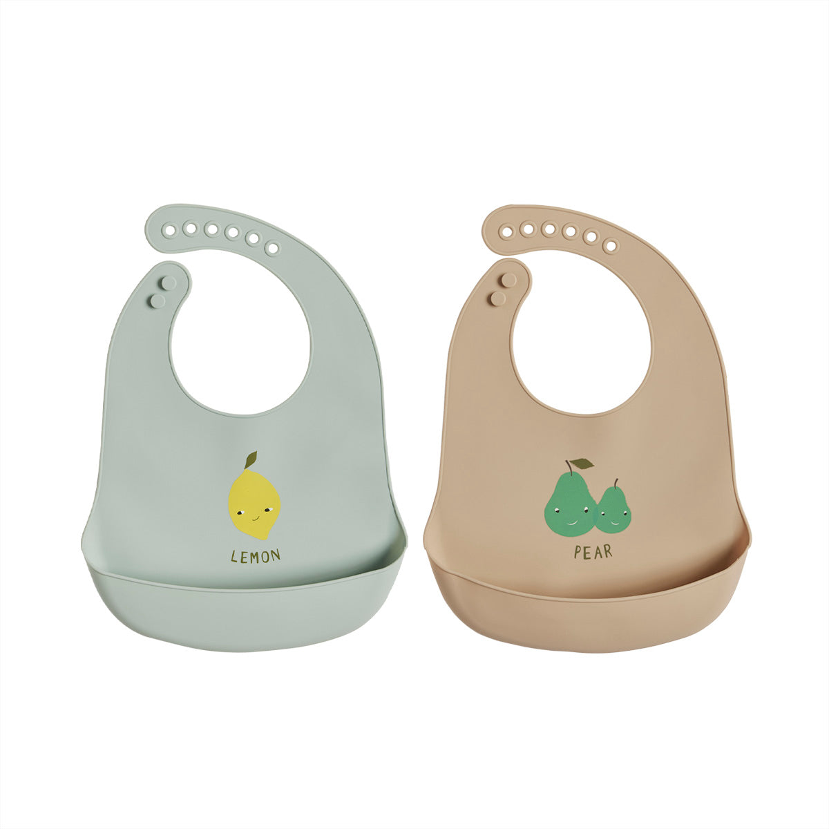 Yummy Silicone Bib - Pack of 2