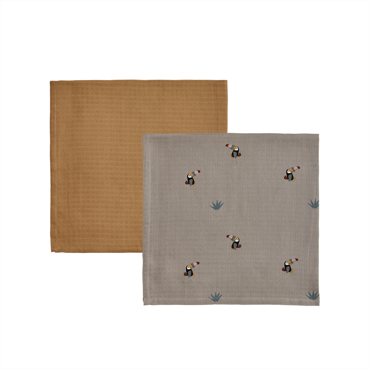 Toucan Muslin - Pack of 2