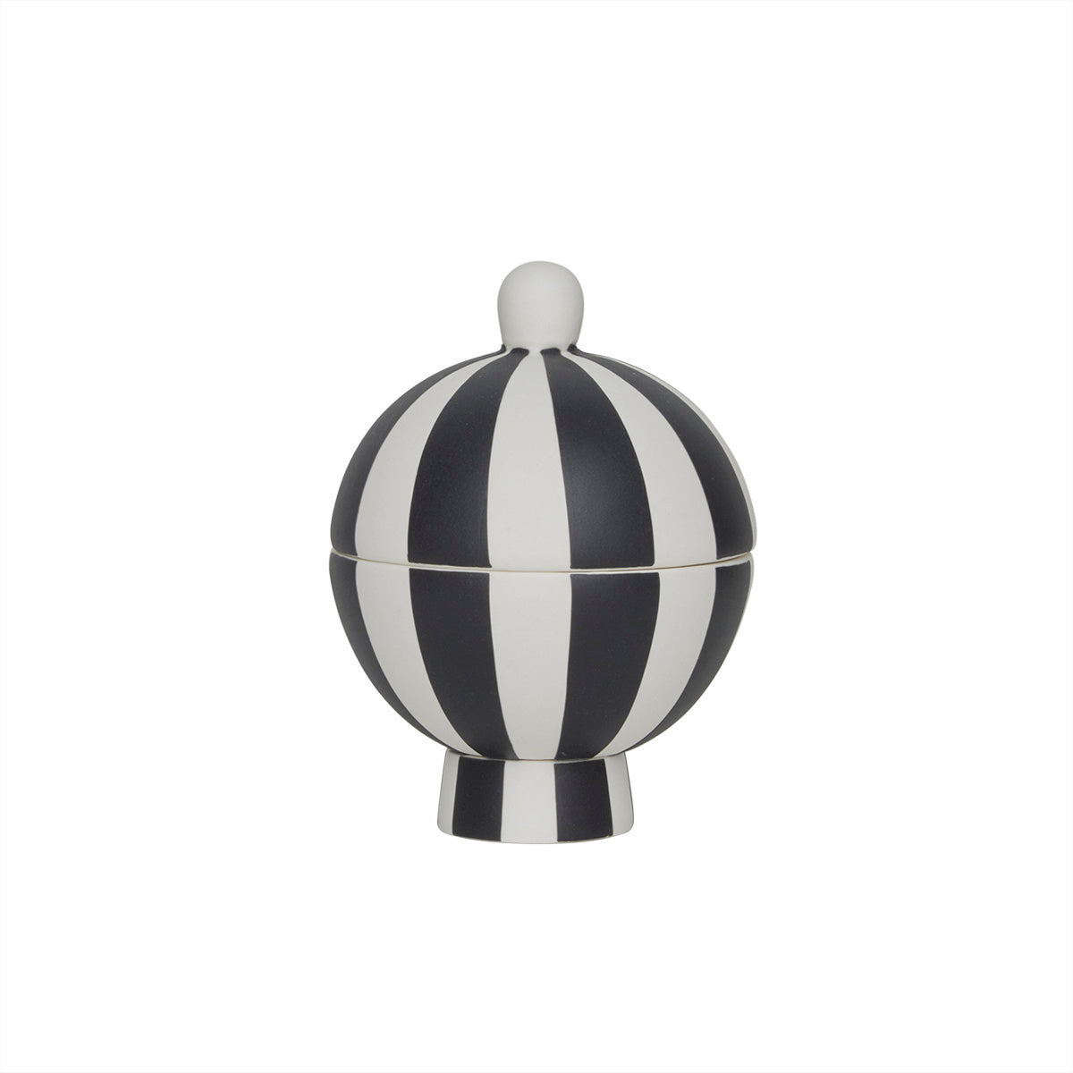 Bonbonnière en grès 8.5xH11.5cm