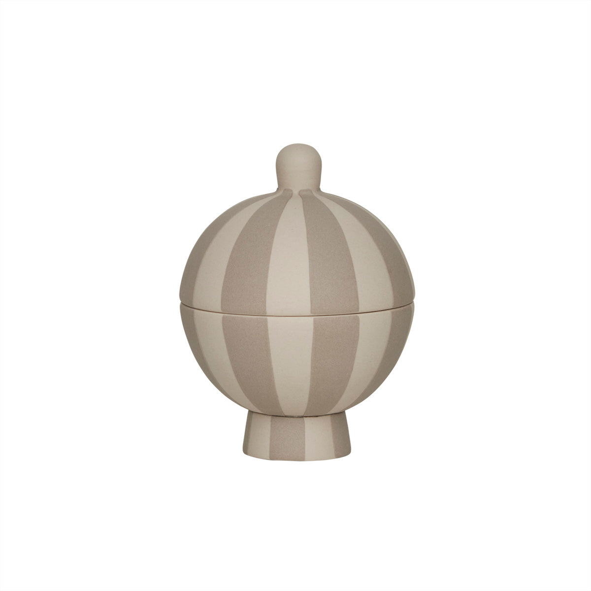 Bonbonnière en grès 8.5xH11.5cm