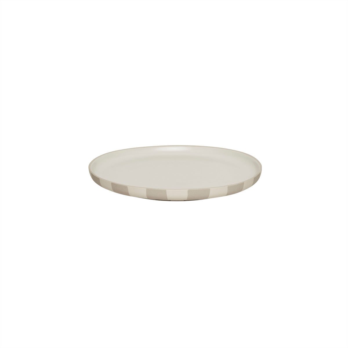Assiette en grès 20xH2.5cm