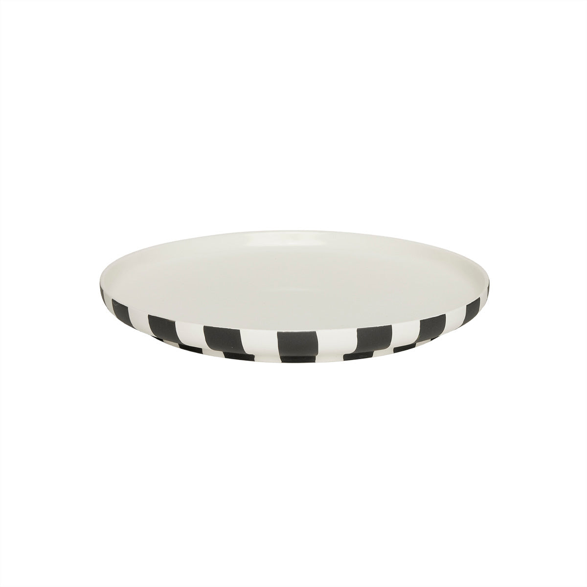 Assiette en grès 26.5xH2.8cm