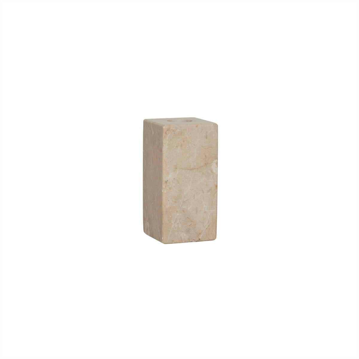 Savi Square Marble Candleholder - High