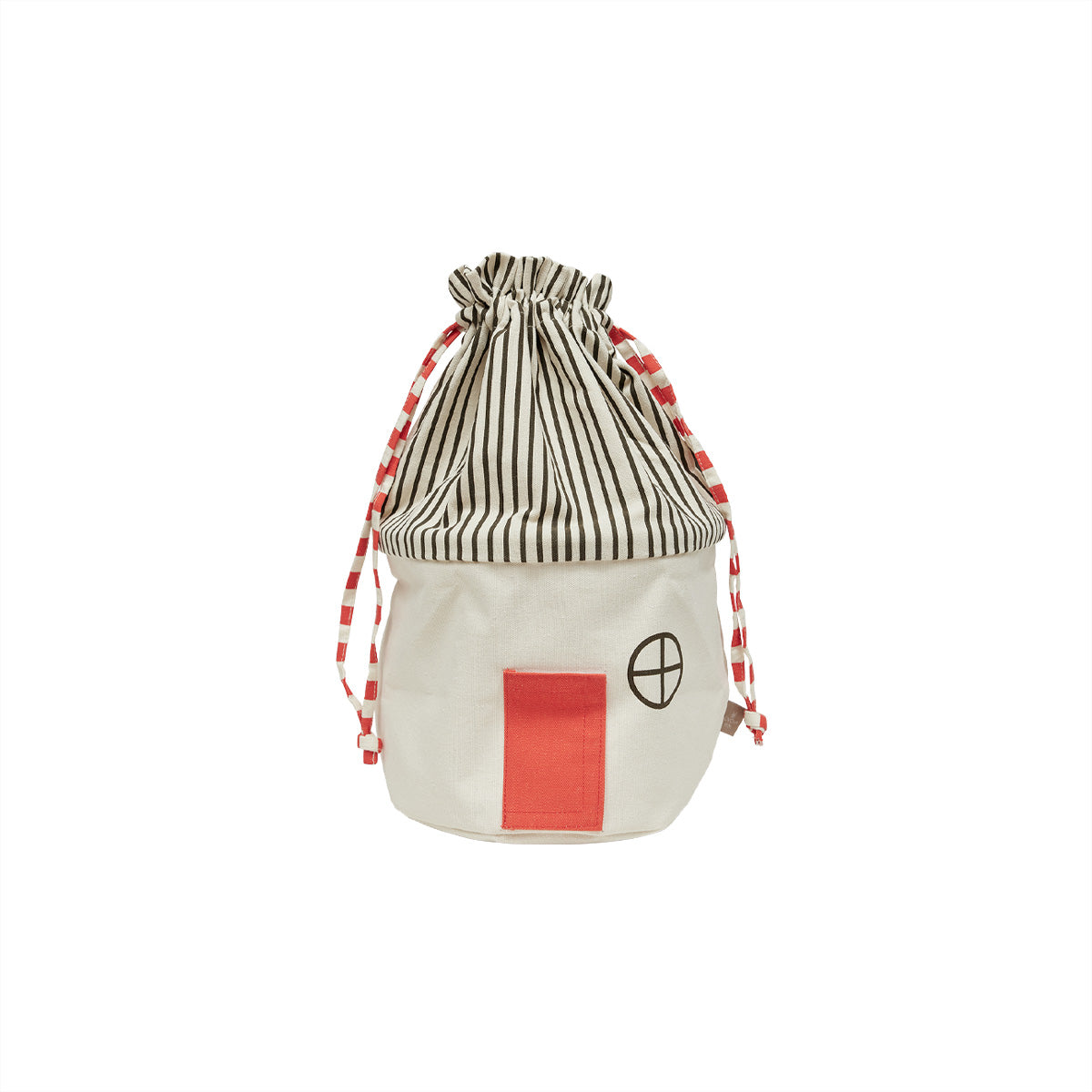 Panier de rangement en coton Ø26xH40cm