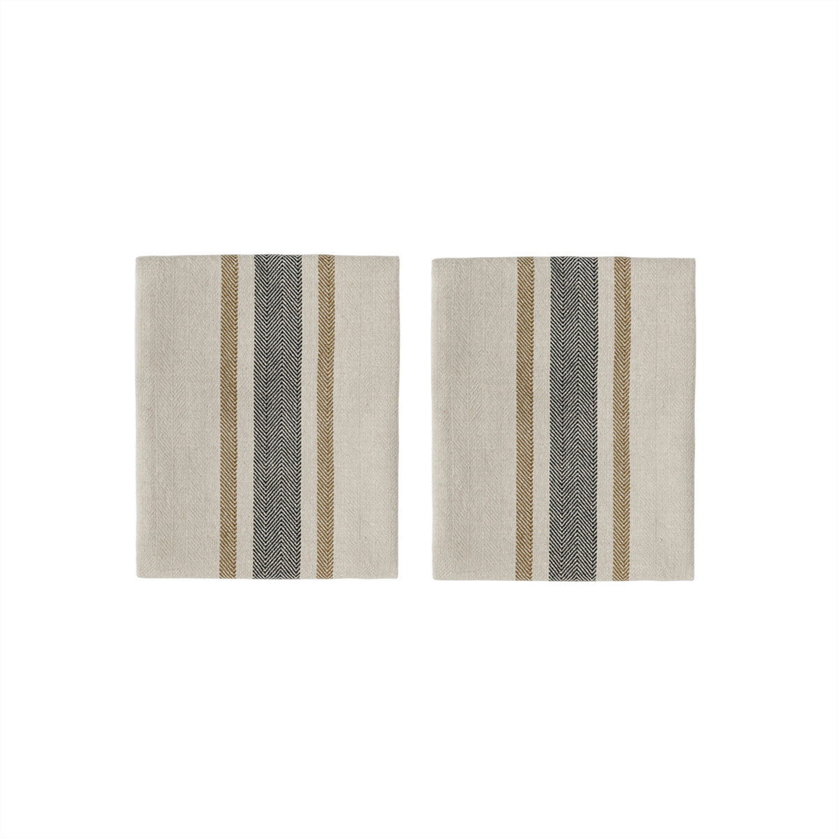 Serviette de table Lot de 2 en coton 45x45cm