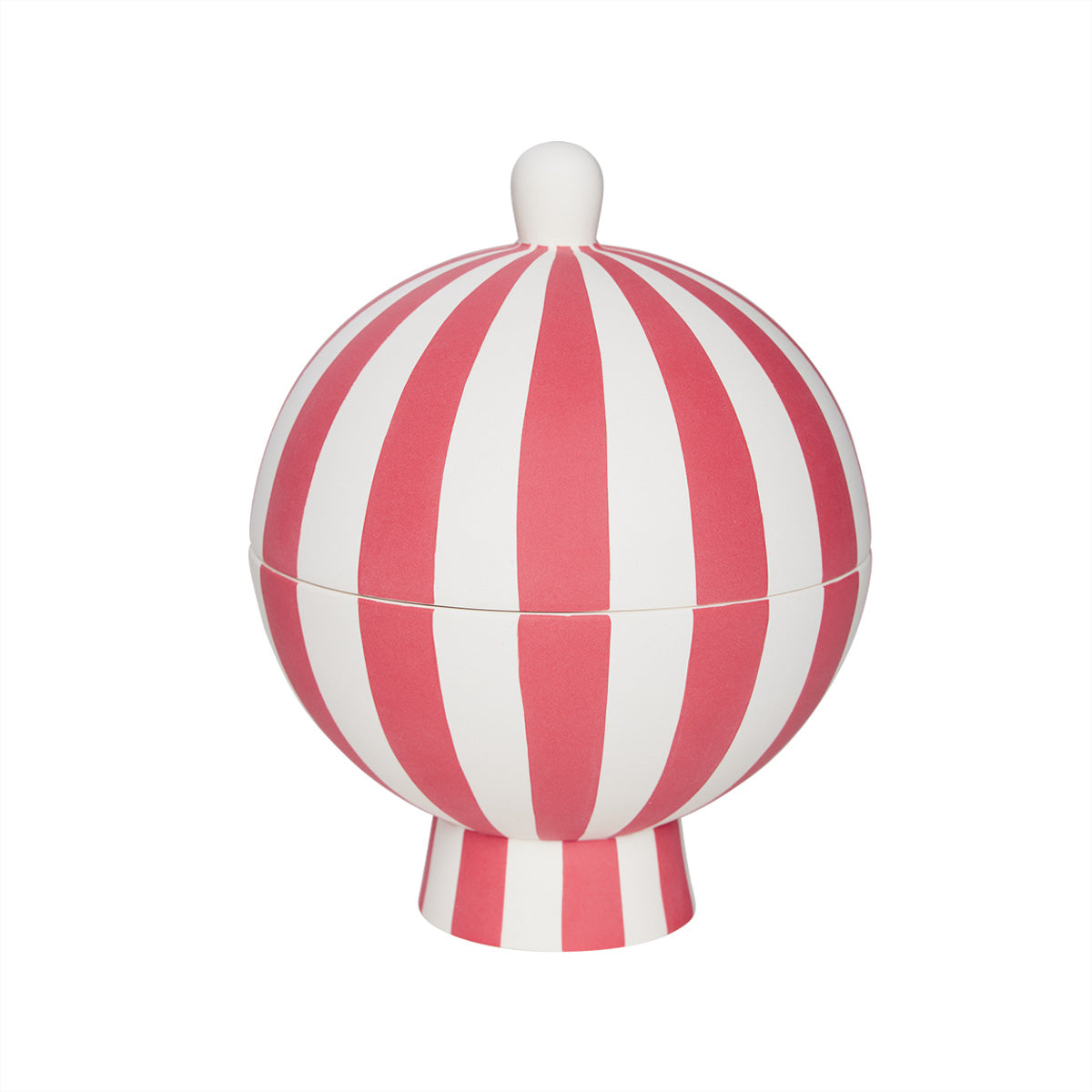 Bonbonniere en grès Ø15,5xH20cm