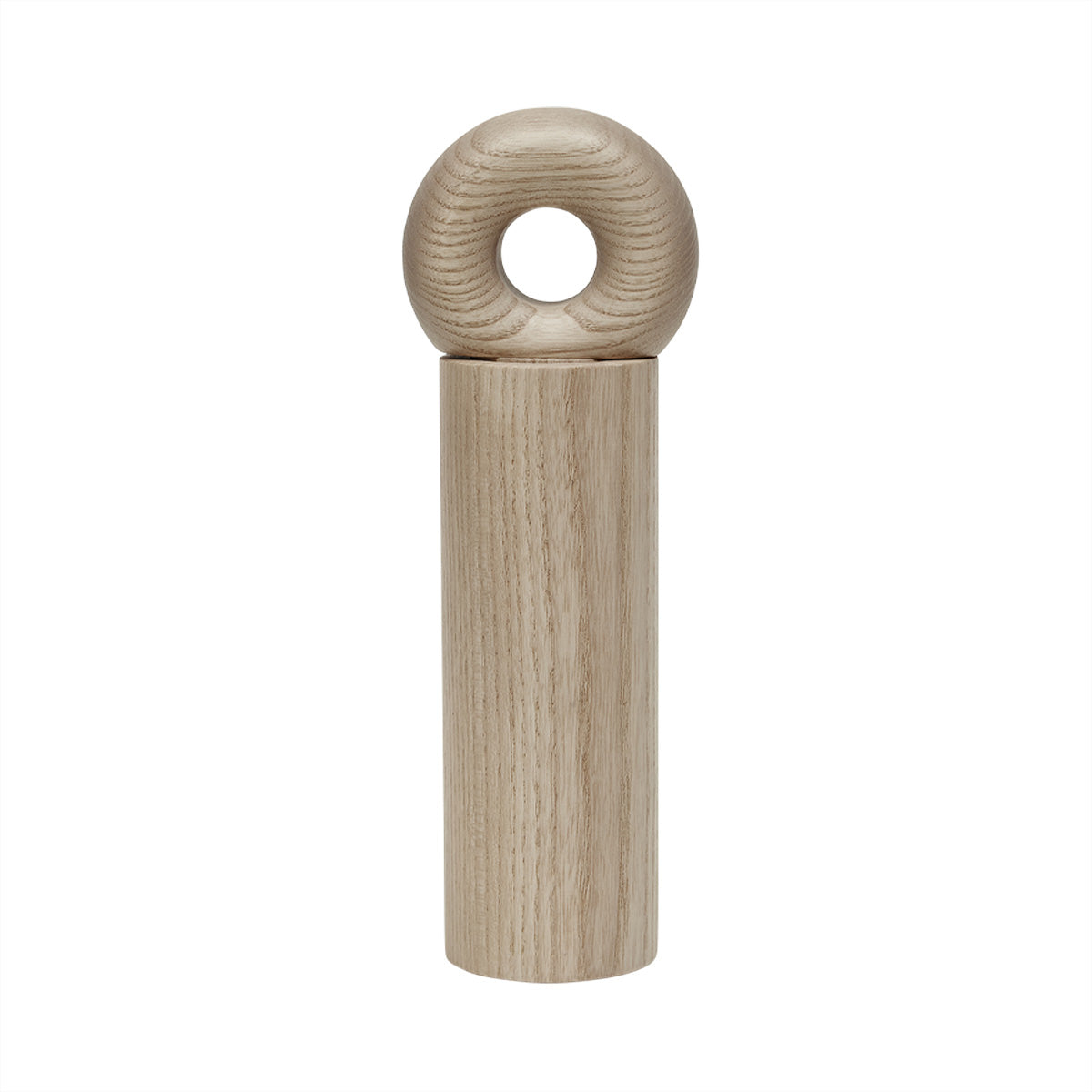Moulin à sel en bois Ø7,5xH22cm