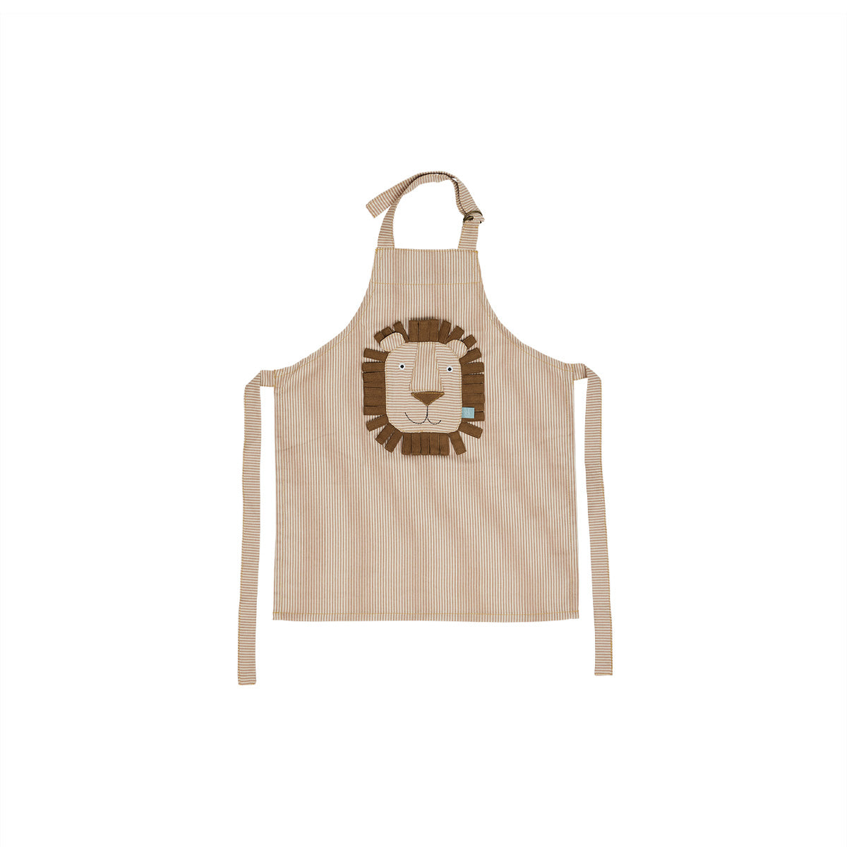 Striped Denim Lion Apron