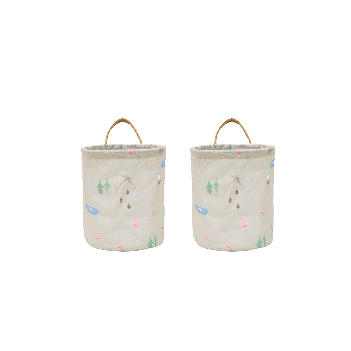 Deer & Duck Storage Basket Small - Set of 2