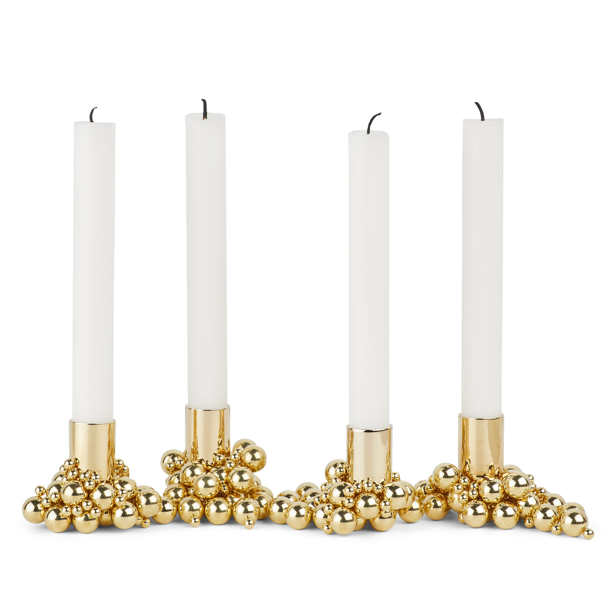 MOLEKYL Candle Holder 4 Brass