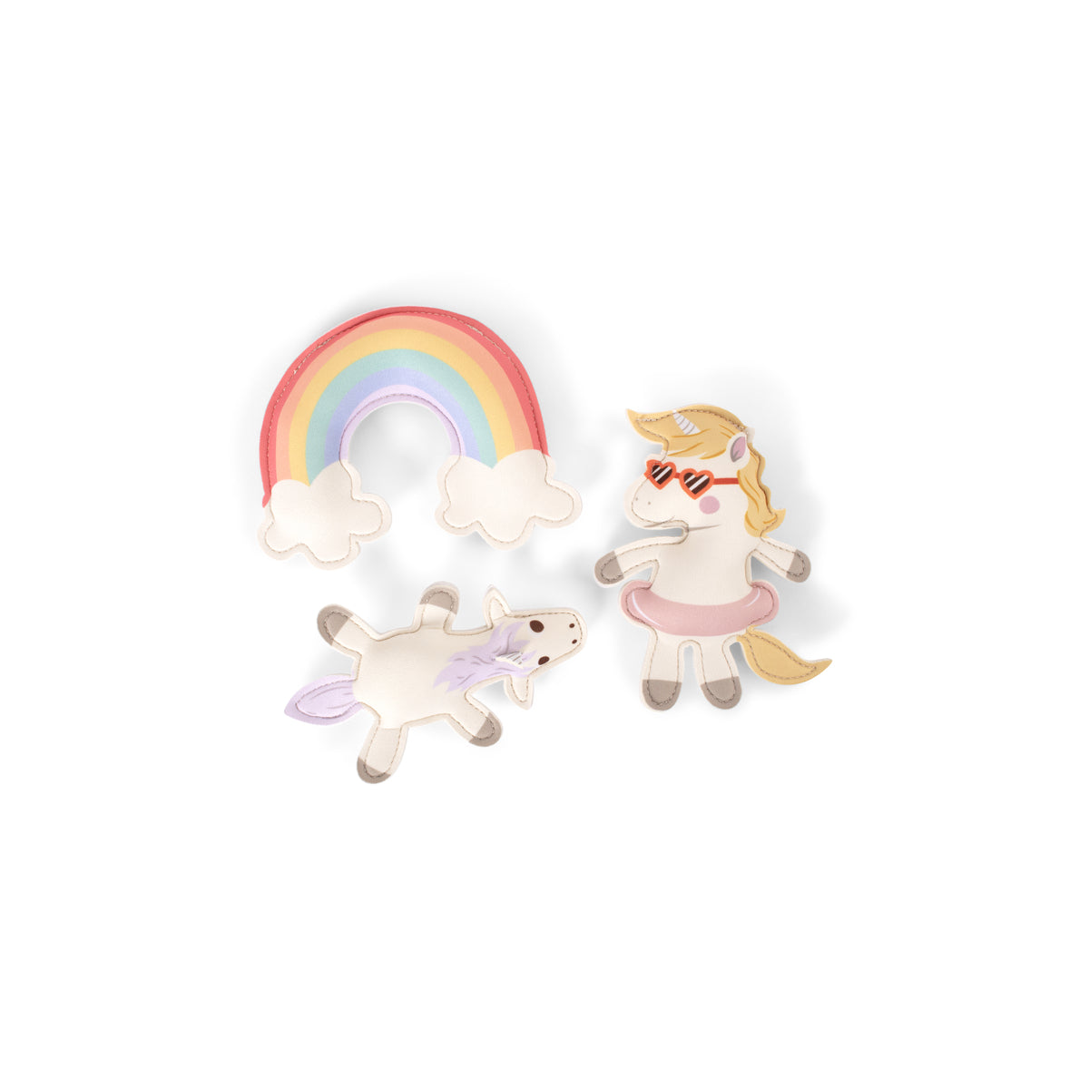 Neoprene bath toys – Unicorns